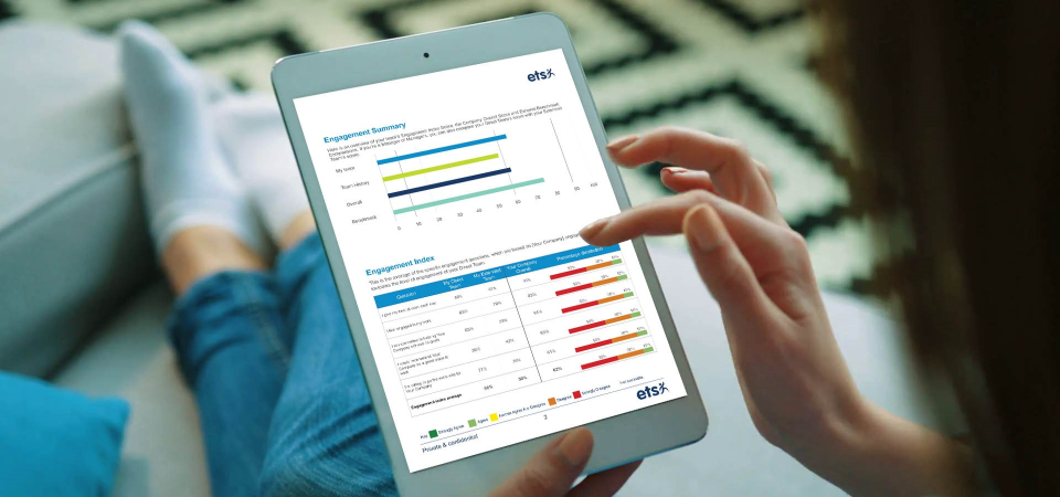 screenshot of ETS 360 Degree Feedback